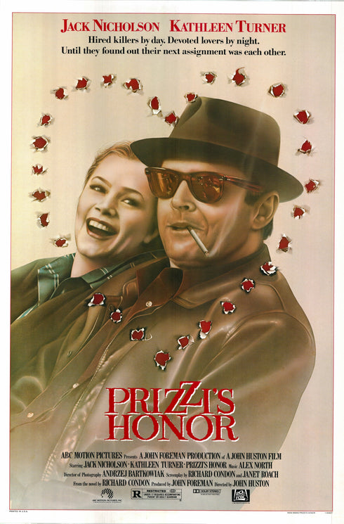 prizzi's honor 1985 one sheet poster rolled